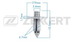 Клипса крепёжная Mitsubishi Toyota (миним. кол-во заказа 10 шт) be-1309