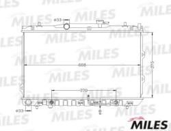 Радиатор KIA CERATO 1.6/2.0 04- AT паяный acrb133