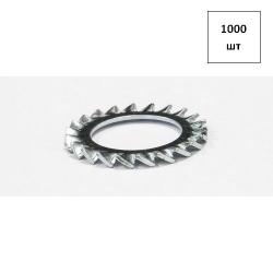 Шайба стопор. 3,2 DIN 6798A А2 1000шт FORTLUFT sts021199