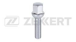 Болт колесный сфера М12x1 5 длина резьбы 40 ключ 17 цинк be-4153