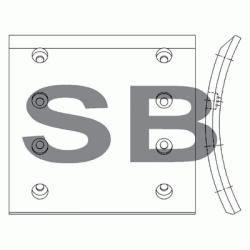 Накладки тормозные HYUNDAI HD-120 задние SL214
