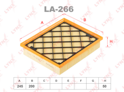 Фильтр воздушный FORD MONDEO 2.0D 14- LA-266