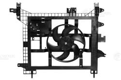 LUZAR LFK 0950 Электровентилятор охлаждения для автомобилей Duster (10-) (c кожухом)