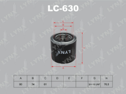 Фильтр масляный DAEWOO/GM/OPEL 0.8-1.2 96- LC-630