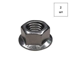 Гайка с фланцем М10 нерж. DIN 6923-A2 2шт FORTLUFT sts016149