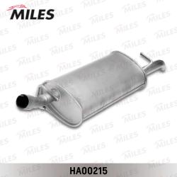 HA00215 Глушитель OPEL VECTRA A 1.8GT/2.0/2.0GT 90-95(HATCH.) алюминизированный