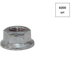 Гайка с фланцем М 6 кп 8.0 DIN 6923 оц. (с насечк) 6000шт FORTLUFT sts017075