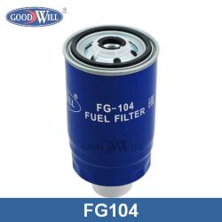 Фильтр топливный PEUGEOT BOXER/FIAT DUCATO 1.9-2.8 JTD FG 104