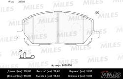 Колодки тормозные LEXUS RX300 00-01 передние LowMetallic E400370