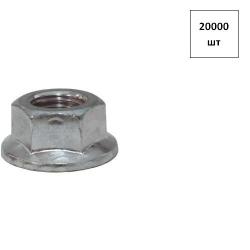 Гайка с фланцем М 4 кп 8.0 DIN 6923 оц. (с насеч.) 20000шт FORTLUFT sts027035
