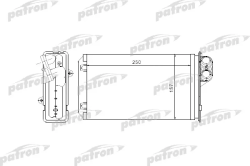 PRS2056 Радиатор отопителя