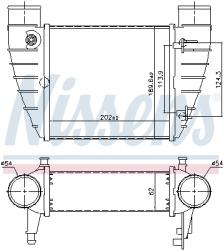 Интеркулер AUDI A4 2.0T 04-08 96426