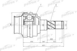 ШРУС PCV1547