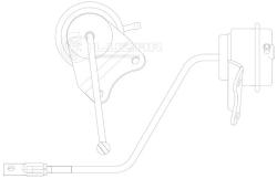 Актуатор турбокомпрессора для а/м Ford Transit (06-) 2.2D (тип TD03) (LTC 1006)