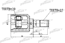 ШРУС PCV1760