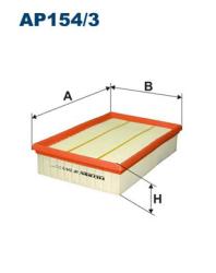 Фильтр воздушный NISSAN PATHFINDER 2.5 AP 154/3