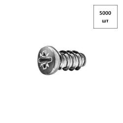 ЕВРО-винт 6.3х11 полукр.гол. PZ оц. 5000шт FORTLUFT sts025448