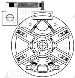 STARTVOLT VBS 0704 Узел щеточный стартера для автомобилей КАМАЗ с дв. 740.30/740.50/КАМАЗ 54901 с дв. 910.12/910.15