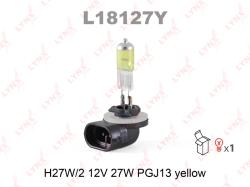 Лампа H27 12V 27W PGJ13 (881) YELLOW L18127Y