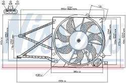 Вентилятор радиатора OPEL ASTRAG/ZAFIRA DTI -05 85176