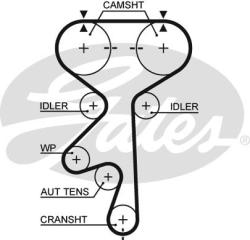 Ремень ГРМ CHEVROLET 1.8-2.0 05-/ DAEWOO 1.8-2.0 00-/OPEL 1.8-2.0 93-00 (169x24) 5408XS