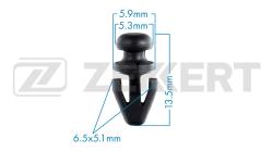 Клипса крепёжная Ford General Motors (миним. кол-во заказа 10 шт) be-1767