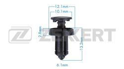 Клипса крепёжная Alfa Romeo Citroen Fiat Lancia Renault (миним. кол-во заказа 10 шт) be-3698