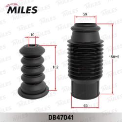 DB47041 Пыльник+отбойник d10/h102x248 (к-т на 1 амортизатор) универсальный