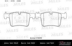 E100315 Колодки тормозные BMW 1 F20/3 F30/X3 F25 10- передние SemiMetallic