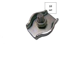 ЗАЖИМ SIMPLEX 2 ММ оц.ДЛЯ ТРОСА 10шт FORTLUFT sts027752
