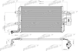 PRS1069 Радиатор кондиционера