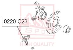 Опора шаровая переднего рычага NISSAN NISSAN : LAUREL C33/C34 SKYLINE R33 4WDNISSAN LARGO W30 1993- 0220-lwd2
