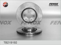 Торм. Диск Fenox Tb219192 Renault Laguna Ii 01-07 Tb219192