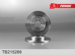 TB215289 Диск тормозной FORD FOCUS III 11-/C-MAX 10- задний