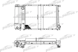 PRS3400 Радиатор системы охлаждения