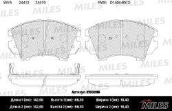 E100098 Колодки тормозные OPEL INSIGNIA 08-/ZAFIRA 11-/SAAB 9-5 10- R17"пер.SemiMetallic