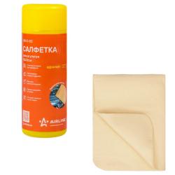 AIRLINE AB-C-03 Салфетка замша ультра синтетическая ULTRA CHAMOIS в тубе (42*32 см)