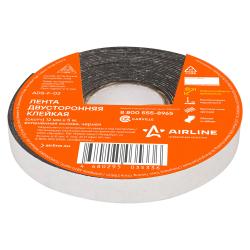 Лента двусторонняя клейкая (скотч), 12мм*5м, EVA вспененная основа, черная (ADS-F-02)