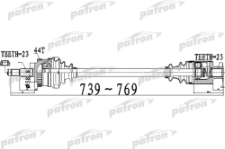 PDS0530 Полуось