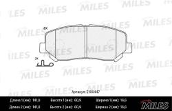 E100447 Колодки тормозные MAZDA CX-5 11- передние SemiMetallic