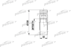 ШРУС PCV3016