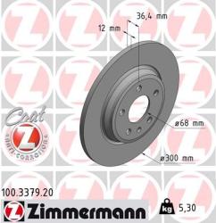 Диск тормозной пер.вентил.300x12mm/5отв. Coat Z 100337920