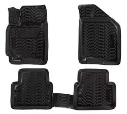AIRLINE ACM-PS-21 Ковры для Chevrolet Lacetti (04-12), 4 шт., выс. борт, 3D с подпятником, ТЭП, черн.