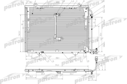 PRS1057 Радиатор кондиционера