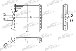 PRS2083 Радиатор отопителя