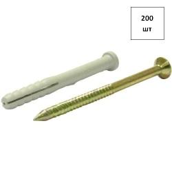 Дюбель-гвоздь UCX 6х35 V (в рекламной упаковке с рулеткой) 200шт FORTLUFT sts030492