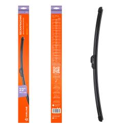 Щетка стеклоочистителя бескаркас 550мм (22") 1 адаптер (Hook 9x3, 9x4 - Крючок 9x3, 9x4) (AWB-BKP-550)