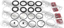 Рем. к-кт суппорта TOYOTA LAND CRUISER 100 98-07 пер. 0175-UZJ100F