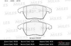 E100397 Колодки тормозные CITROEN C4/PEUGEOT 207/307/308 1.6-2.0 передние SemiMetallic