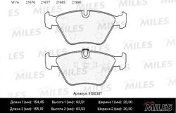E100387 Колодки тормозные BMW E39 520i/523i/535i передние SemiMetallic